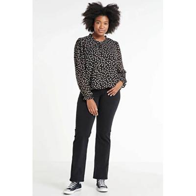 z-one slim fit jeans Push zwart