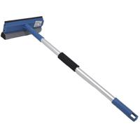 Raamwisser met telescoopsteel - 95 cm - blauw - ramenwasser - thumbnail