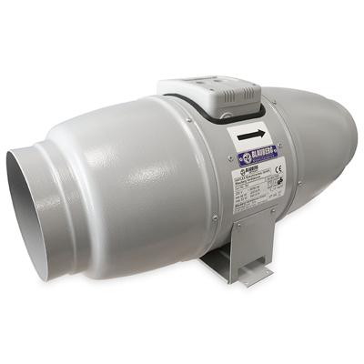 Blauberg Iso-mix 160 Stille Buisventilator (geïsoleerd) - Staal - Max 550 M3/h - Aansluiting 160mm