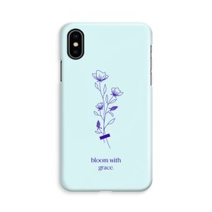 Bloom with grace: iPhone Xs Volledig Geprint Hoesje