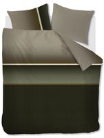 Beddinghouse Dekbedovertrek Kian Olive Green-1-persoons (140 x 200/220 cm) - thumbnail