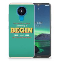 Nokia 1.4 Siliconen hoesje met naam Quote Begin - thumbnail