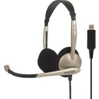 Koss CS100 USB Headset Hoofdband Beige - thumbnail