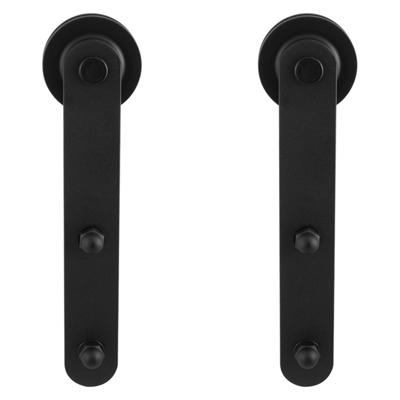 Schuifdeurhanger set Varsi zwart t.b.v. extra