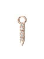 MARIA TASH pendentif Eternity Bar en or blanc 18ct pavé de diamants - Rose - thumbnail