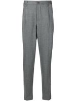 Incotex pantalon fuselé en laine vierge - Gris