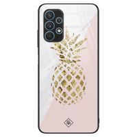 Samsung Galaxy A32 4G glazen hardcase - Ananas