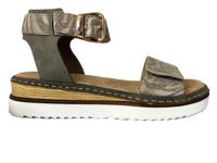 Grijze Rieker Sandalen