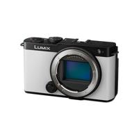 Panasonic Lumix DC-S9E-W Full-frame Spiegelloze Vlogcamera met Open Poort, 24,2 MP, 6K / 4K video, 779-punts PDAF, Beeldstabilisatie, Scherm met Vrije Hoek, 5 GHz WiFi, Rokerig Wit, Behuizing