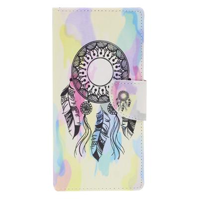 Shop4 - Samsung Galaxy Note 10 Plus Hoesje - Wallet Case Kleurrijke Dromenvanger