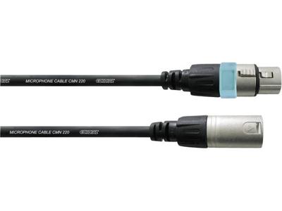 Cordial CCM5FM XLR Verbindingskabel [1x XLR-bus - 1x XLR-stekker] 5.00 m Zwart