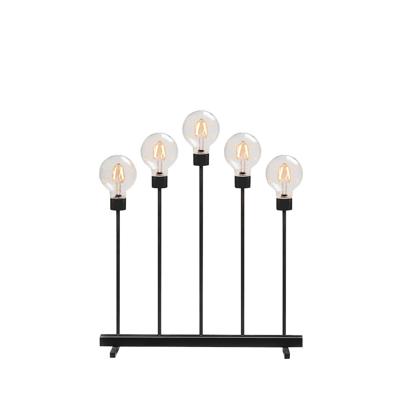 Konstsmide 3964-710TR LED-lantaarn Barnsteen LED Zwart Energielabel: F (A - G)