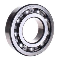 FAG 6318 radiaal lager, enkele rij, ABEC 1 precisie, open, stalen kooi, normale klaring, metrisch, 90 mm ID, 190 mm OD, 43 mm breedte, 8000 rpm maximale rotatiesnelheid, 22800 lbf statische laadcapaciteit, 30000 lbf dynamische laadcapaciteit