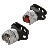 OXC verlichtingsset Brightspot 20 cm aluminium zilver 2 delig