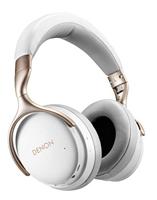 Denon AH-GC30 Draadloze Hoofdtelefoon met Ruisonderdrukking, Over-Ear Koptelefoon met Bluetooth, Microfoon, Hi-Res Audio, 20 Uur Batterijduur, Opvouwbaar, Inclusief Complete Accessoireset - Wit