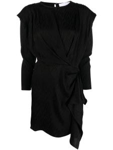 IRO robe en jacquard à manches longues - Noir