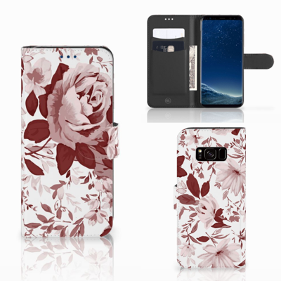 Hoesje Samsung Galaxy S8 Watercolor Flowers Hoesje Samsung Galaxy S8 Watercolor Flowers