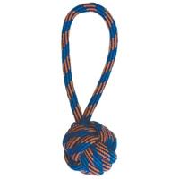 Happy Pet Ropee Bal Tugger Flostouw Blauw/Oranje 26X9X10 CM