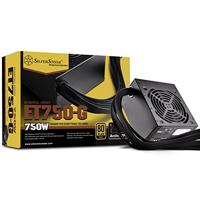 SilverStone SST-ET750-HG - Strider Essential serie, 750W 80 Plus Gold ATX fluisterstille PC voeding met 120 mm ventilator