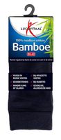 Bamboe sok lang blauw maat 39-42