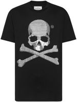 Philipp Plein t-shirt à imprimé tête de mort - Noir - thumbnail