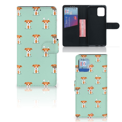 OPPO Find X3 Pro Telefoonhoesje met Pasjes Pups OPPO Find X3 Pro Telefoonhoesje met Pasjes Pups