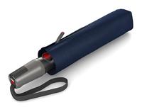Knirps Zakparaplu T.400 Duomatic Uni – automatisch openen en sluiten – stormvast – winddicht, Donkerblauw, 36 EU, paraplu