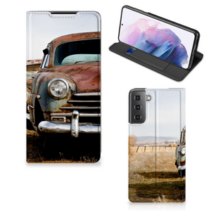 Samsung Galaxy S21 Plus Stand Case Vintage Auto