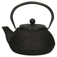 Items Kitchen Theepot Asian - gietijzer - 1300 ml - antiek zwart