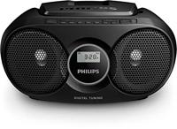 Philips AZ215B CD-Soundmachine (Digital UKW, Audioeingang, 3 Watt, leicht bedienbar) schwarz