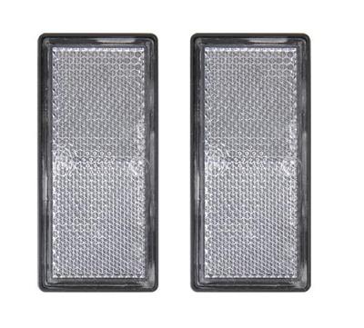 ProPlus reflectoren met grondplaat 85x39mm zelfklevend wit 2st. in blister ProPlus reflectoren met grondplaat 85x39mm zelfklevend wit 2st. in blister