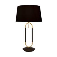 Searchlight Tafellamp Jazz zwart met goud EU41431SB