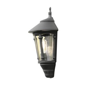 Konstsmide Virgo 569-750 Buitenlamp (wand) Spaarlamp, LED E27 60 W Zwart