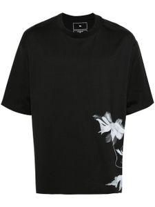 Y-3 t-shirt GXS à fleurs imprimées - Noir