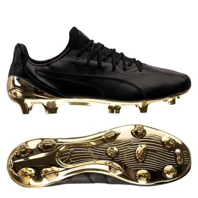 PUMA King Platinum FG/AG Premium - Zwart/Goud