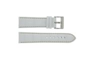 Horlogeband Universeel 378.22 Leder Wit 22mm - thumbnail