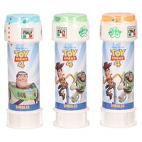 3x Disney Toy Story bellenblaas flesjes met bal spelletje in dop 60 ml voor kinderen