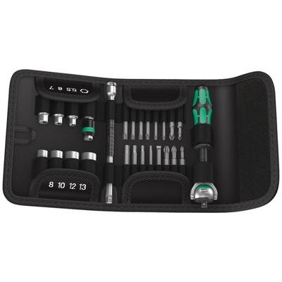 Wera Kraftform Kompakt Zyklop 05051045001 Dopsleutel-bitinzetset Metrisch 1/4 (6.3 mm) 26-delig