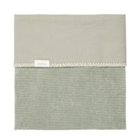 Koeka baby wiegdeken Vik corduroy/flanel 75x100 cm shadow green
