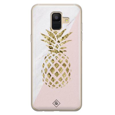 Samsung Galaxy A6 2018 siliconen hoesje - Ananas