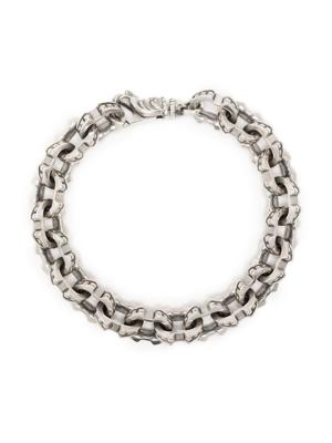 Emanuele Bicocchi bracelet à détails de clous - Argent