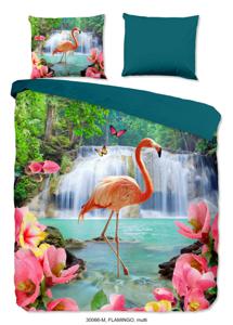 Pure Dekbedovertrek Flamingo-Lits-jumeaux (240 x 200/220 cm)