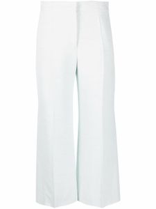 Jil Sander pantalon de tailleur court - Bleu