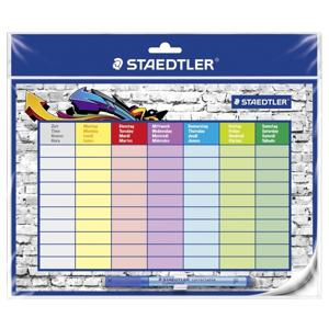 Staedtler Stundenplan Muurkalender Duits, Engels, Frans, Spaans 1 week per pagina 1 stuk(s)