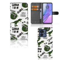 Telefoonhoesje met Pasjes voor Motorola Edge 40 Dinosaurus - thumbnail