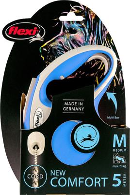 Flexi Rollijn New Comfort Cord M 5 Meter - Blauw