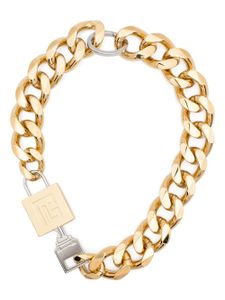 Balmain collier Key&Lock - Or