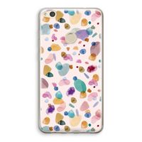 Terrazzo Memphis Pink: Huawei Ascend P8 Lite (2017) Transparant Hoesje - thumbnail