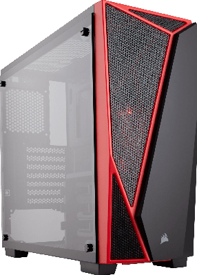 Carbide SPEC-04 Tempered Glass - Midtowermodel - ATX - Tempered Glass - geen voeding (ATX) - USB/Audio