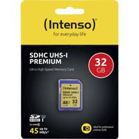 Intenso Premium SDHC-kaart 32 GB Class 10, UHS-I